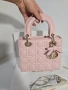 Lady Dior Дамска Розова Чанта От Агнешка Кожа Код Brand Luxury Fashion20, снимка 5