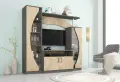 Холна секция с асиметричен дизайн и извити витринни линии, снимка 1