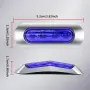 Комплект 10 LED габаритни светлини 12/24 V сини, водоустойчиви светлини за ремарке, бус, камион, снимка 6