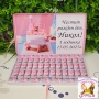 Кутия с персонализирани шоколадови бонбони, снимка 2