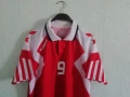 Denmark Euro 1992 Povlsen #9 оригинална ретро тениска фланелка Дания Hummel екип vintage , снимка 3