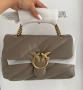 Чанта Pinko love classic puff grey, снимка 3