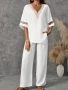 Дамски комплект в бяло, снимка 2