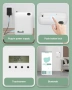 Нов Арома дифузер небулизатор 200ml APP таймер стенен монтаж небулизатор без вода ароматизатор, снимка 4