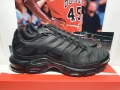 !НОВИ! Nike Air Max Plus 'TN' Leather | Triple Black | + КУТИЯ, снимка 1