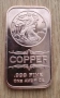 💵 1 oz медна монета Walking Liberty – 999 медно кюлче copper coin copper bar, снимка 1