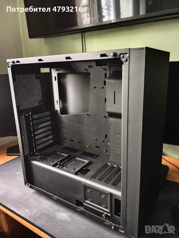 Кутия NZXT S340elite + Corsair захранване/Охлаждане, снимка 1