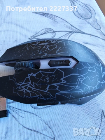 Геймърска мишка (безжична или с кабел) с RGB подсветка, странични бутони и висока DPI чувствителност, снимка 6 - Клавиатури и мишки - 54824022