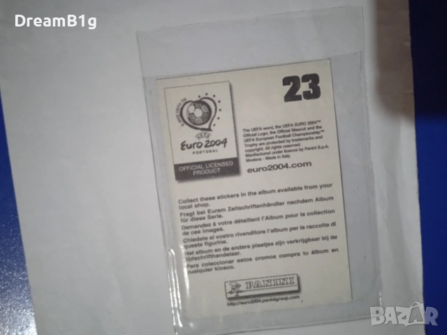 C.Ronaldo Panini UEFA EURO 2004, снимка 2 - Колекции - 54621986
