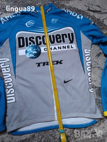 Nike Discovery Channel Thermal Вело Джърси М, снимка 3 - Спортни дрехи, екипи - 55125971