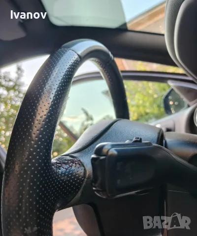 Трилъчов кожен волан за Skoda Octavia mk1, Fabia mk1 ергономичен #волан за шкода , снимка 5 - Части - 55399364