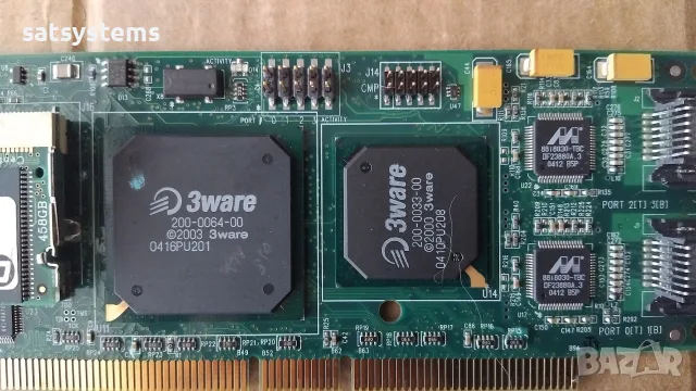  3ware Escalade 9500S-4LP 4-Port SATA PCI-X RAID Controller Card, снимка 7 - Други - 55333104