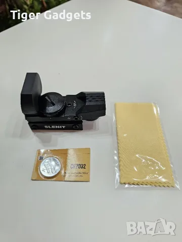 Slenit Red Dot Reflex Sight – рефлексен мерник с червена и зелена точка, снимка 8 - Оборудване и аксесоари за оръжия - 55303445