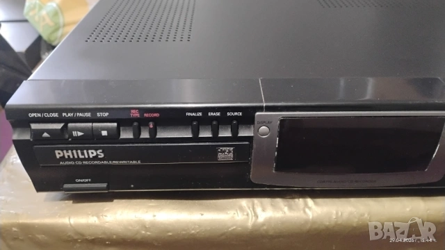 Philips CDR-770 .Компакт диск рекордер / записвачка /, снимка 3 - Аудиосистеми - 54380313