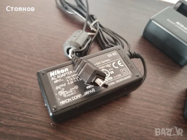 Зарядни, адаптери Nikon EH-63,Nikon EH-66,Nikon MH-23, MH-24,, MH-62, снимка 3 - Батерии, зарядни - 55414521