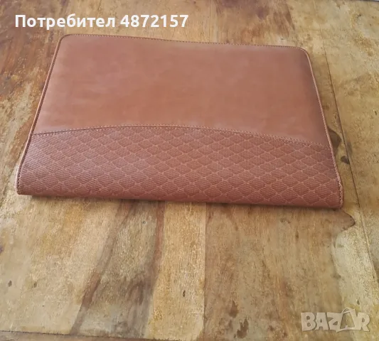 папка за документи луксозна кожена кафява с калкулатор A4 Размер, снимка 10 - Ученически пособия, канцеларски материали - 55616551
