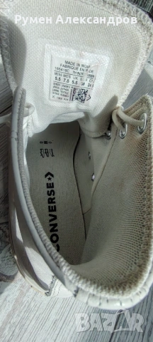 Оригинални бели дамски кецове CONVERSE VINTAGE CTAS-HI EUR38, снимка 13 - Маратонки - 54099955