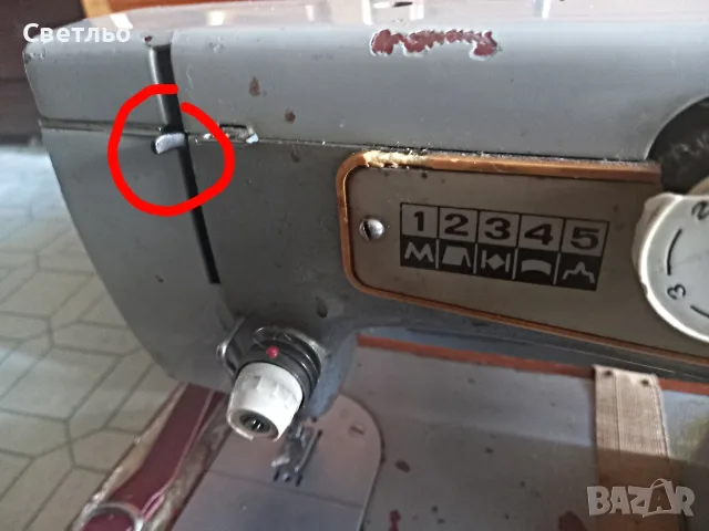 Шевна машина Чайка 3 КЛ. 116-2, снимка 2 - Шевни машини - 55414249