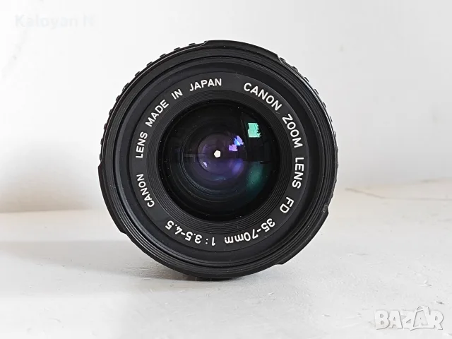 Обектив Canon FD 35-70mm f/3.5-4.5 за Canon FD байонет, снимка 2 - Обективи и филтри - 55572066