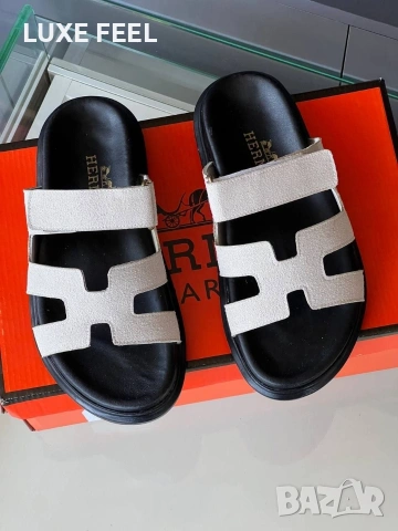 Hermes ⚜️Дамски Чехли , снимка 10 - Чехли - 54793781
