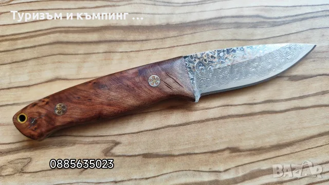 Ловни ножове / дамаска стомана /, снимка 6 - Ножове - 55466745