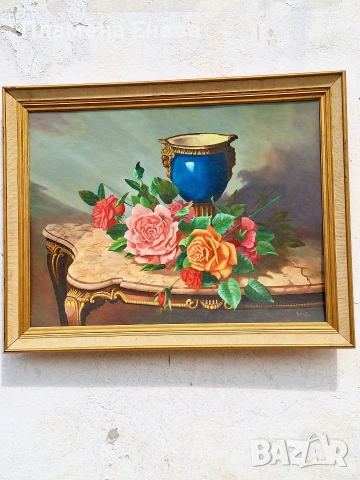 Голям натюрморт по Върнън Уорд, снимка 8 - Картини - 54178422