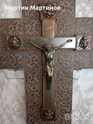Масивен Кръст, снимка 3 - Антикварни и старинни предмети - 54238146