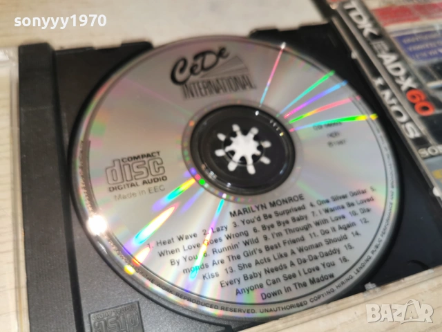 MARILYN MONROE CD-ВНОС GERMANY 0406261936H2E6R, снимка 5 - CD дискове - 54782201