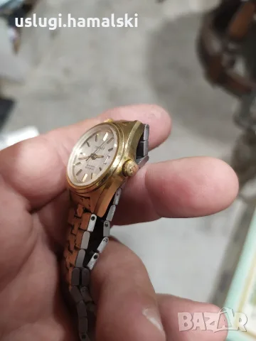 Позлатен часовник Tissot автомат, снимка 5 - Антикварни и старинни предмети - 55654343