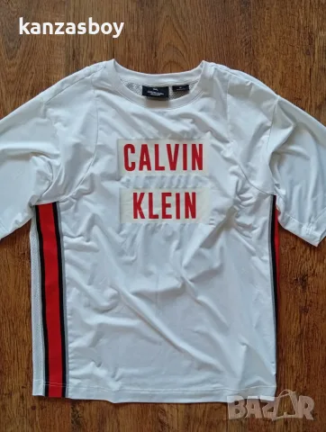 Calvin Klein Performance - дамска оувърсайз тениска р-р S, снимка 5 - Тениски - 55502213