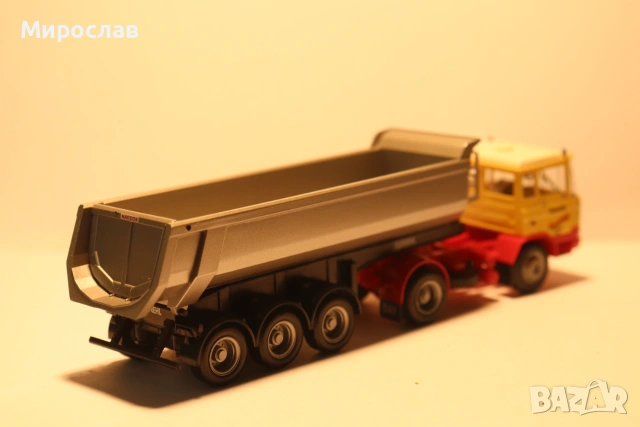 HERPA H0 1/87 DAF ГОНДОЛА РЕМАРКЕ САМОСВАЛ КАМИОН МОДЕЛ, снимка 6 - Колекции - 55077696