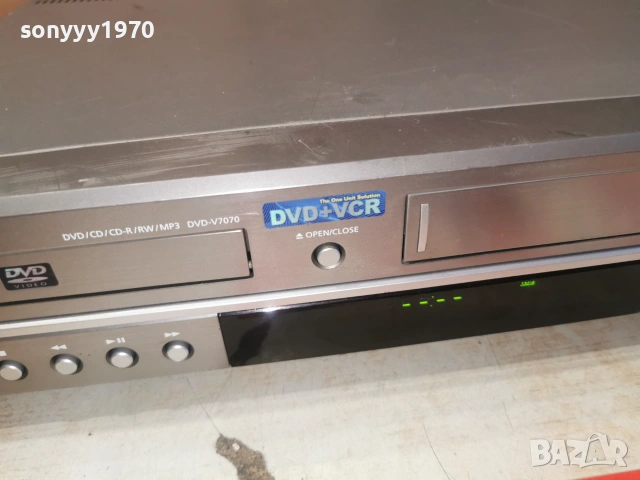 SAMSUNG DVD-V7070 DVD/VHS DUAL DECK 2006262013L1, снимка 14 - Плейъри, домашно кино, прожектори - 54982256