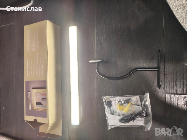 LED лампа с датчик за движение, подходяща за осветление на картини, шкафове или коридори., снимка 2 - Лед осветление - 54282157