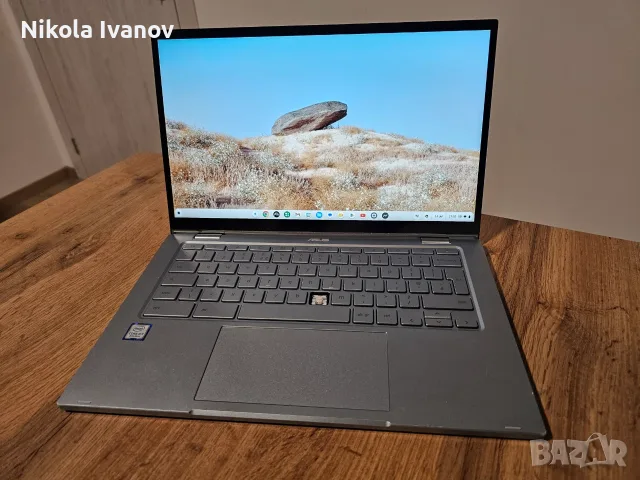ASUS Chromebook Flip C433T 14" Touchscreen | Core m3 8100Y 3.40 Ghz | 8GB RAM | 128GB | 7ч. батерия