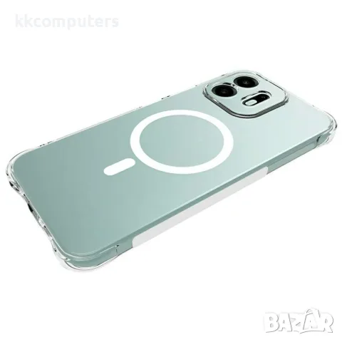 За OnePlus N6 4G Магнитен Удароустойчив TPU Калъф със Скрийн Протектор – Прозрачен, снимка 2 - Калъфи, кейсове - 55347012