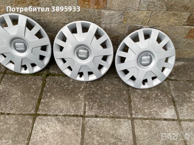 Оригинални тасове на SEAT 15”, снимка 3 - Аксесоари и консумативи - 54556887