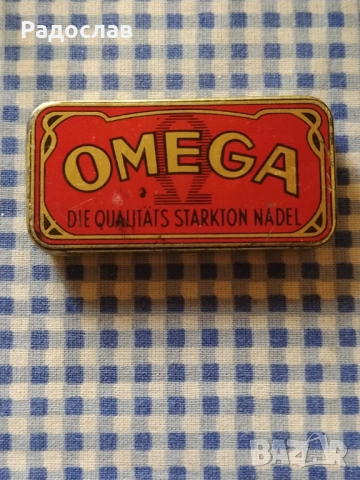 стара ламаринена кутийка OMEGA 