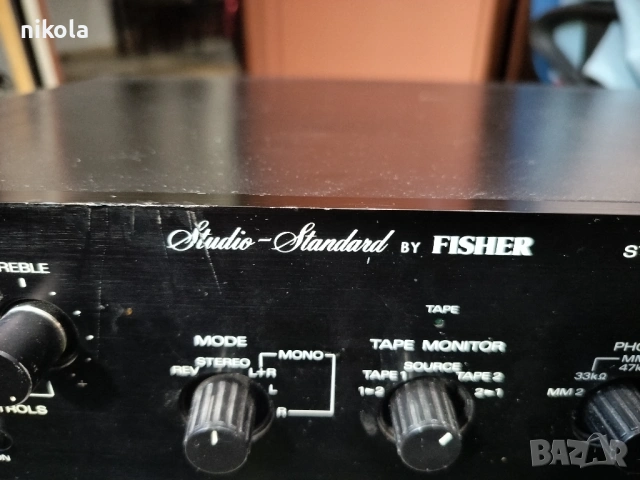 Предусилвател FISHER CC-3000 перфектен  350лв, снимка 3 - Ресийвъри, усилватели, смесителни пултове - 54299947