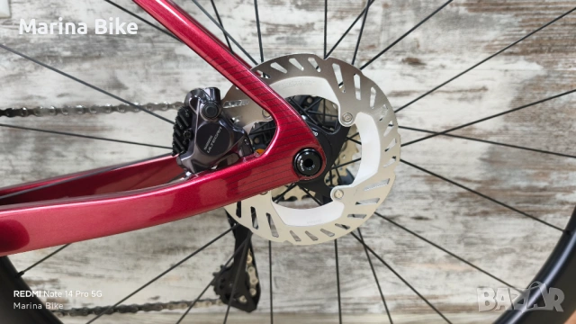 НОВ карбонов шосеен велосипед Argon 18 Sum Disc Ultegra Di2 Hunt Aerodynamycist | S, снимка 16 - Велосипеди - 54802365