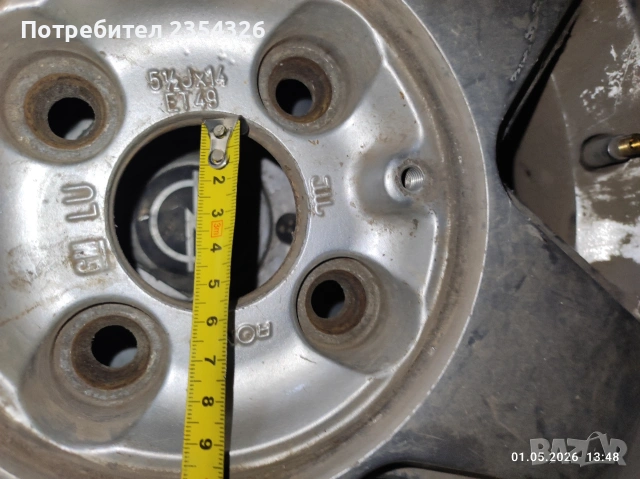 продавам джанти за Опел 4*100 14 цола , снимка 5 - Гуми и джанти - 53272942