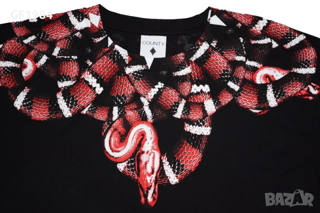Marcelo Burlon County of Milan - мъжка тениска, размер M, снимка 3 - Тениски - 55085915
