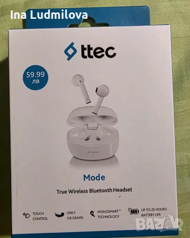 Безжични слушалки Ttec, снимка 2 - Безжични слушалки - 55335030