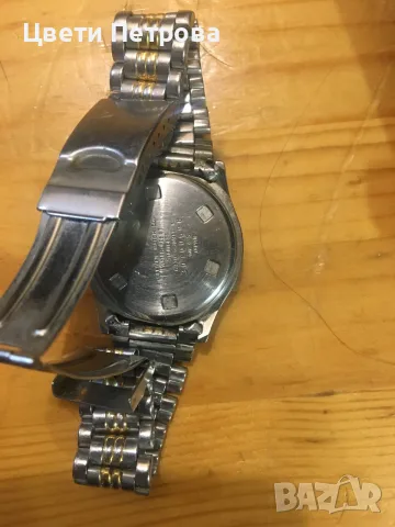 Сребърен часовник Citizen Quartz , снимка 2 - Мъжки - 55437235