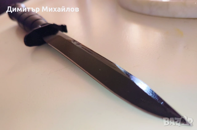 Нож Glock Field 78 - черен, с гладък гръб