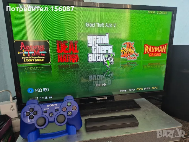 PS3 Slim хакнат HEN 25 игри, снимка 2 - PlayStation конзоли - 55439659