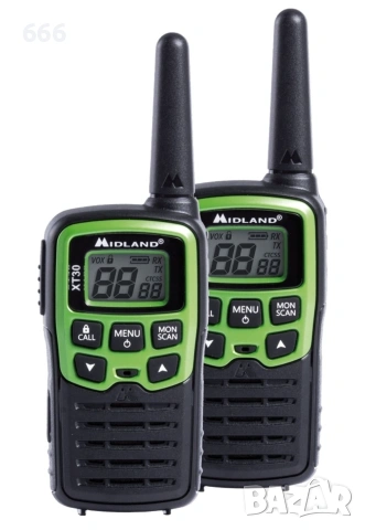 Midland XT30 Безжичен Трансивър PMR с Монохромен Екран Комплект 2бр