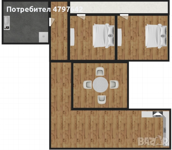 Тристаен апаратмент Христо Смирненски 