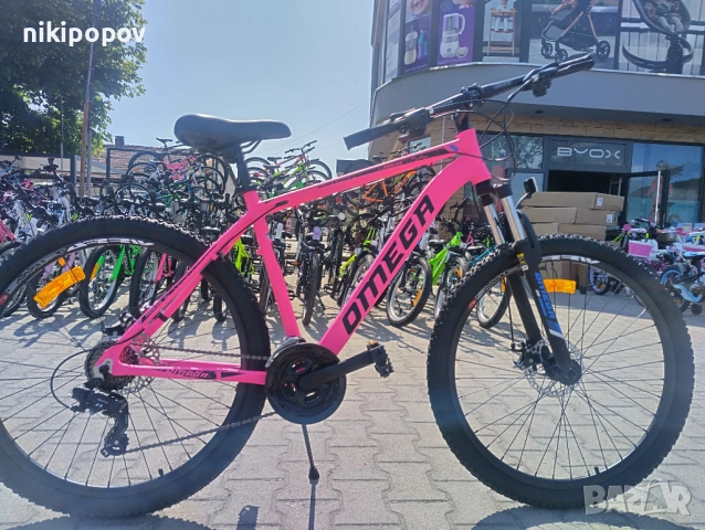 BG Алуминиев велосипед 27.5" ROWAN розов, снимка 12 - Велосипеди - 54261266