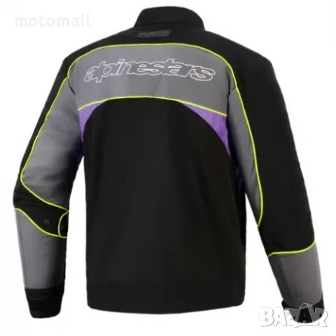 Мото яке ALPINESTARS UNITE BLACK/ASPHALT/VIOLET, снимка 3 - Аксесоари и консумативи - 54484044