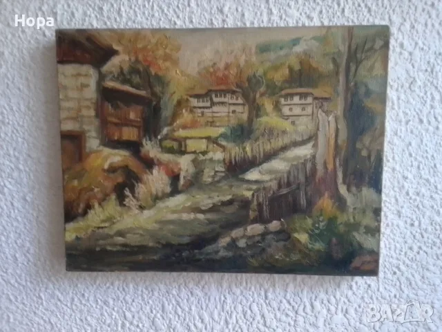 Картина ,,Българско село ''